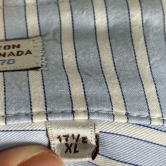 Peter Millar NWOT Cotton Button Down Sports Shirt - Men’s XL - Picture 6 of 7